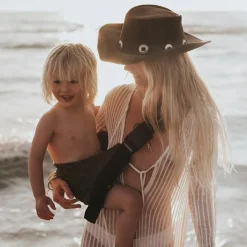 Wildride Porte bébé enfant en velours côtelé Olive Rib