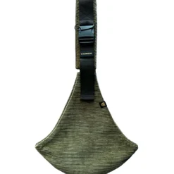 Wildride Porte bébé enfant en velours côtelé Olive Rib