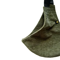 Wildride Porte bébé enfant en velours côtelé Olive Rib