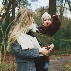 Wildride Porte bébé enfant en velours côtelé Olive Rib