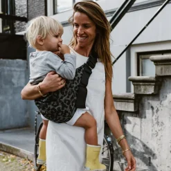 Wildride Porte bébé enfant Grey Leopard