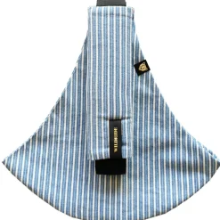 Wildride Porte bébé enfant Light Denim Stripe