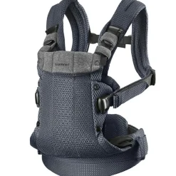 BabyBjörn Porte bébé Harmony tissu Mesh 3D gris anthracite