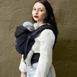 Love Radius Porte bébé HoodieCarrier 2 Bleu Moelleux