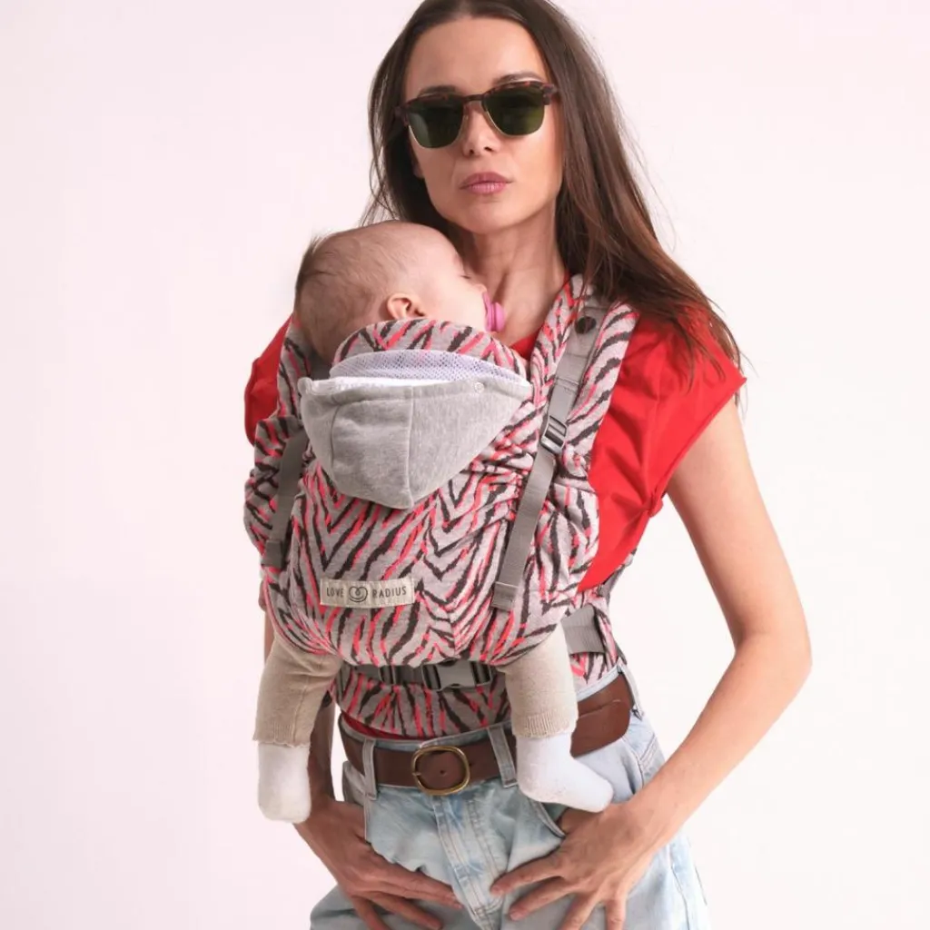 Love Radius Porte bébé HoodieCarrier 2 Pink Bazar