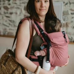 Online Porte bébé Néo+ Acajou préformé by V2 Porte Bébé