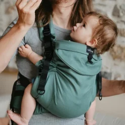 Outlet Porte bébé Néo+ Eucalyptus préformé by V2 Porte Bébé