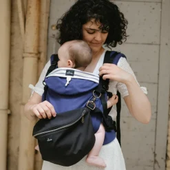 Clearance Porte bébé Néo+ Marin préformé by V2 Porte Bébé