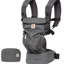 New Porte bébé Omni 360 Cool Air Mesh gris chiné Porte Bébé