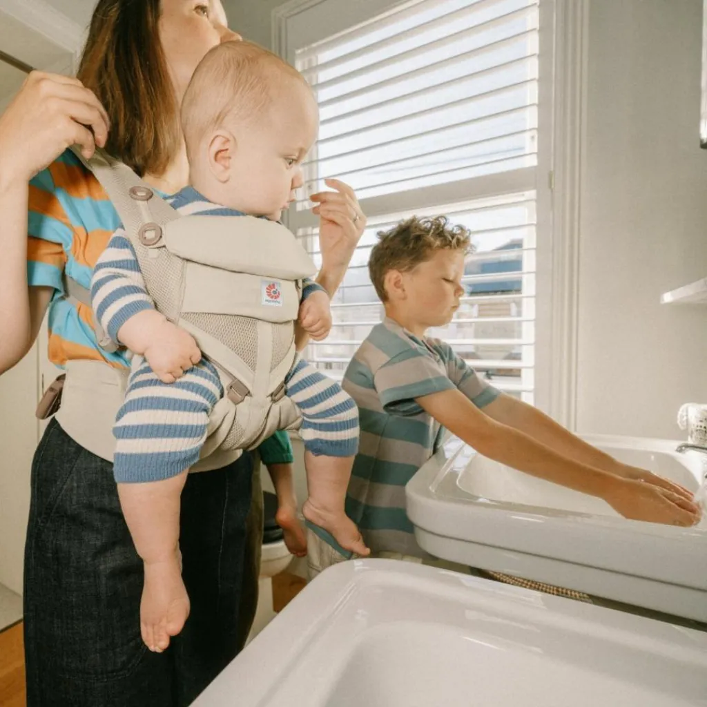 Hot Porte bébé Omni Classic Mesh Natural Beige Porte Bébé