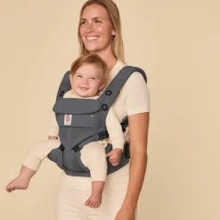 Hot Porte bébé Omni Classic Mesh Charcoal Grey Porte Bébé