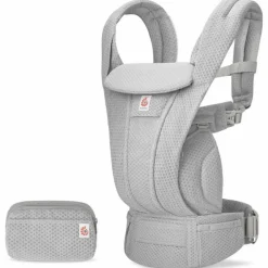 New Porte bébé Omni Deluxe Mesh Gris Clair Porte Bébé