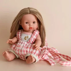 Sale Porte bébé pour poupée Vichy Rose Accessoires Poupée