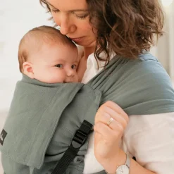 New Porte Bébé P'tit Evo Eucalyptus Porte Bébé
