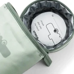 Done by Deer Porte gourde isotherme enfant Croco vert