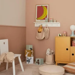 Kid's Concept Porte manteau mural blanc 5 patères