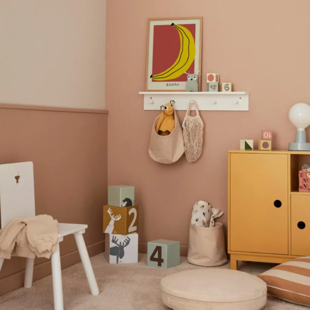 Kid's Concept Porte manteau mural blanc 5 patères