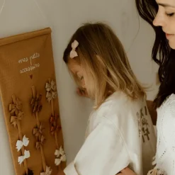 Discount Porte-barrettes Gaze Camel (personnalisable) Bandeau Bébé