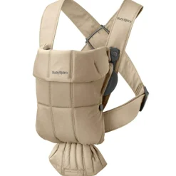 BabyBjörn Porte-bébé Mini Tissé beige