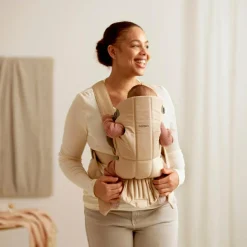 BabyBjörn Porte-bébé Mini Tissé beige