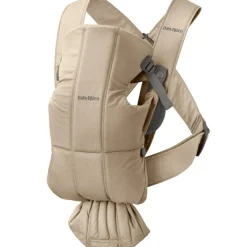 BabyBjörn Porte-bébé Mini Tissé beige