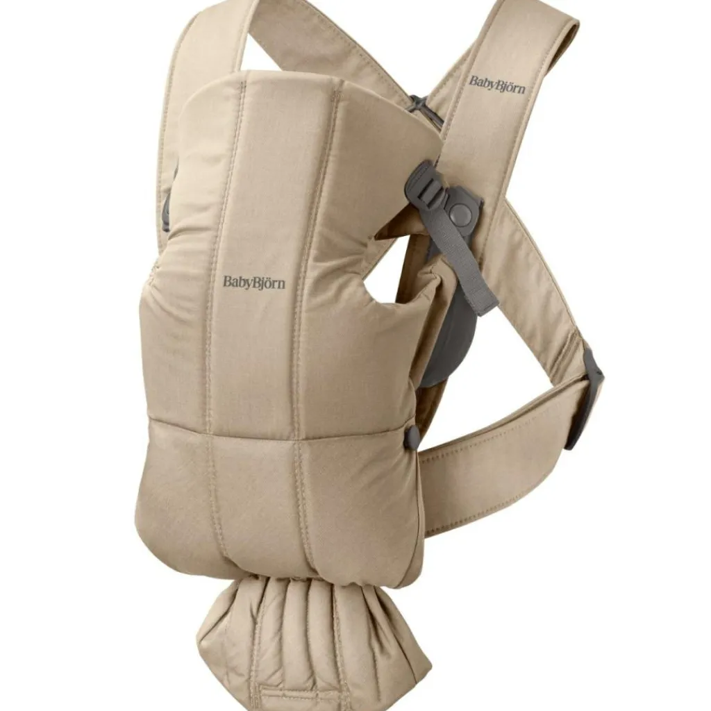BabyBjörn Porte-bébé Mini Tissé beige