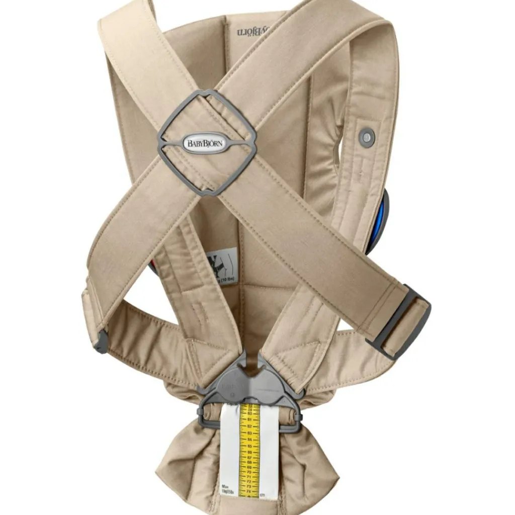 BabyBjörn Porte-bébé Mini Tissé beige