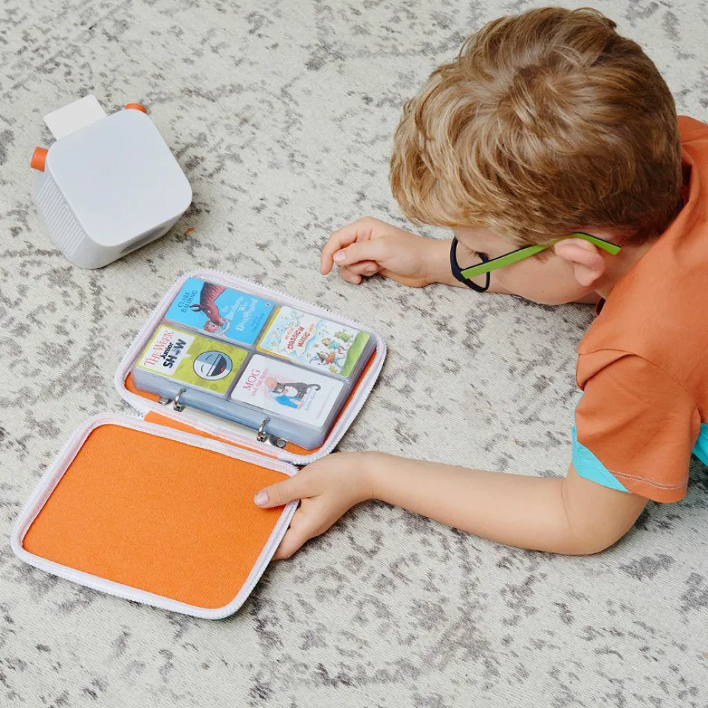 Hot Porte-cartes orange Conteuse