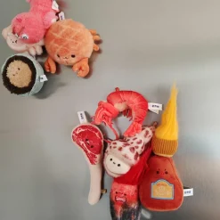 Sale Porte-clé peluche Barbecue Fruit de mer (8 cm) Porte-Clé