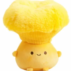 Bazuuyu Porte-clé peluche Champignon Chanterelle (15 cm)