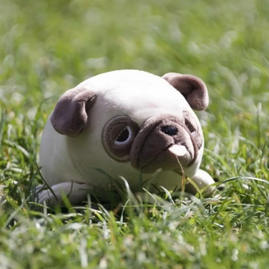 Discount Porte-clé peluche Nemu Nemu Hana le Bulldog (11 cm) Porte-Clé