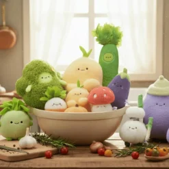 Clearance Porte-clé peluche Veggies Chou (15 cm) Porte-Clé