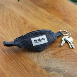 Hindbag Porte-clés Côme Denim Gris
