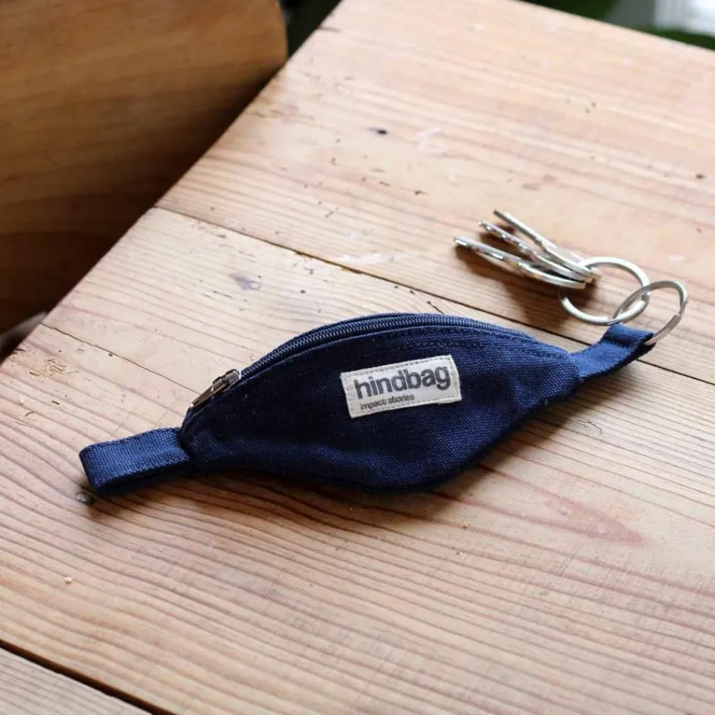 Hindbag Porte-clés Côme Navy Blue