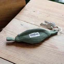 Hindbag Porte-clés Côme Olive