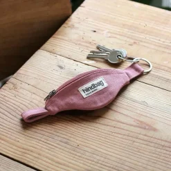 Hindbag Porte-clés Côme Rose Blush