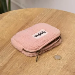 Hindbag Porte-monnaie Lili Teddy Rose poudrée