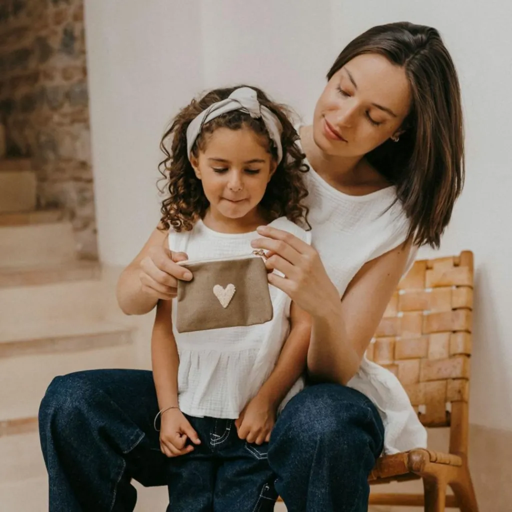 Best Porte-monnaie Love taupe Porte-Monnaie