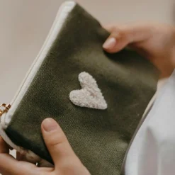 Zakuw Porte-monnaie Love vert