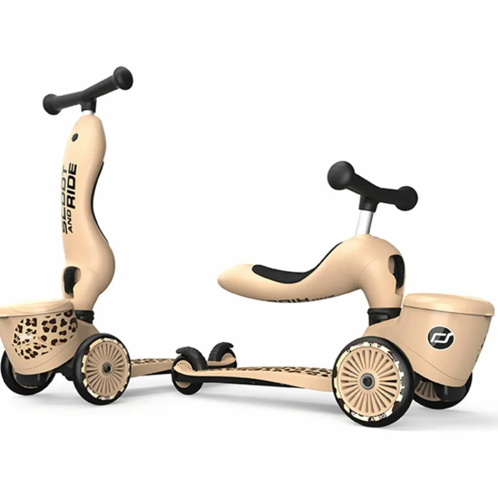 New Porteur évolutif en Highwaykick 1 Lifestyle Leopard Porteur Évolutif En Trottinette