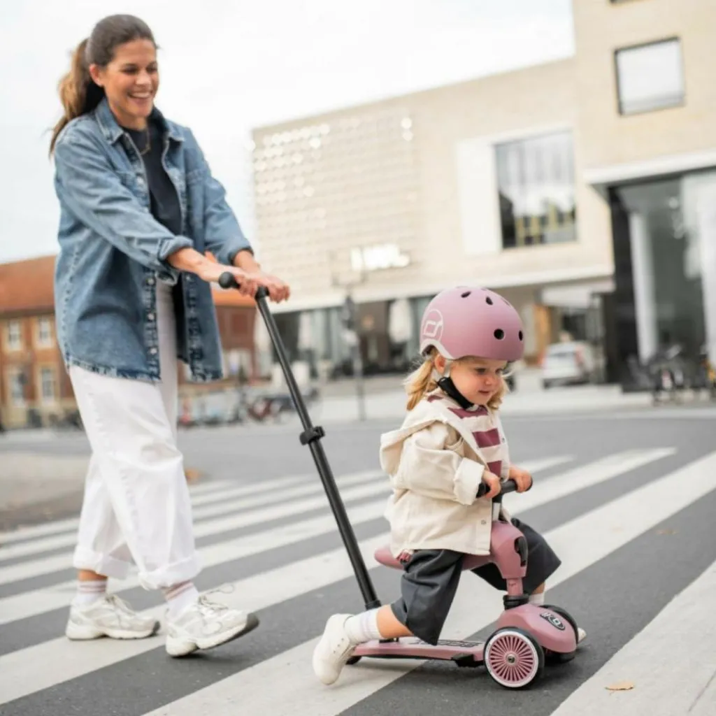 Hot Porteur évolutif Highwaykick 1 Push and Go Wildberry Porteur Évolutif En Trottinette