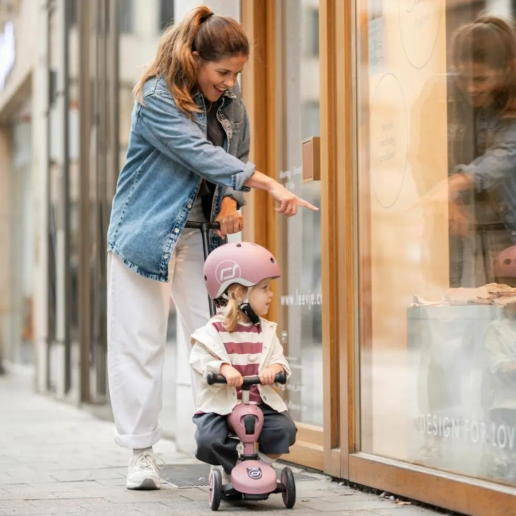 Hot Porteur évolutif Highwaykick 1 Push and Go Wildberry Porteur Évolutif En Trottinette