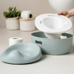 Sale Pot d'apprentissage Potty 3 en 1 Vert Sauge Pot Bébé