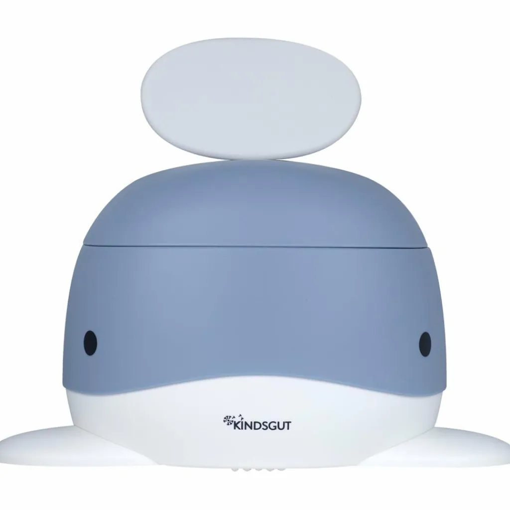 Kindsgut Pot pour bébé Baleine Bleu pigeon