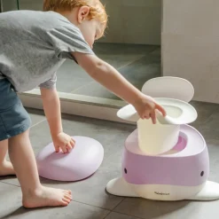 Kindsgut Pot pour bébé Baleine Lila