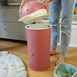 Best Poubelle à couches Baleine Rose foncé Poubelle À Couches / Recharges