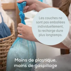 Angelcare Poubelle à couches Classic XL avec 1 recharge