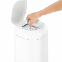 Angelcare Poubelle à couches Dress up blanc laqué