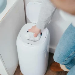 Angelcare Poubelle à couches Dress up blanc laqué
