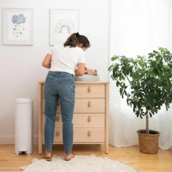 Best Poubelle à couches Platinium Blanche Poubelle À Couches / Recharges